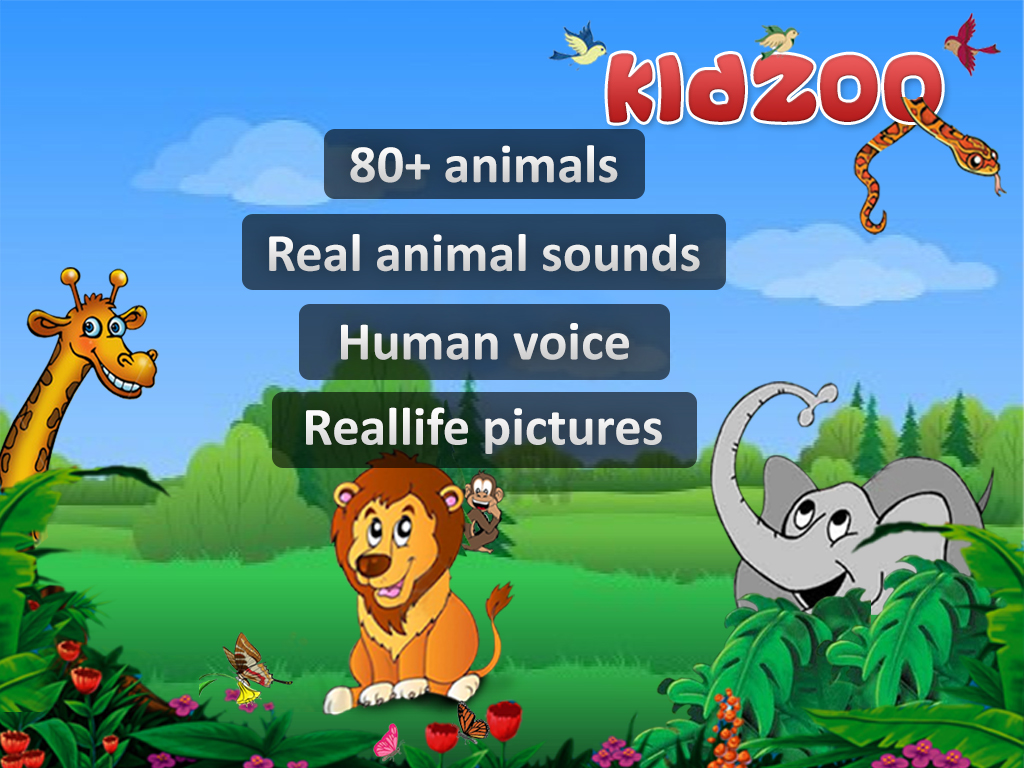kids zoo, zoo for kids, learn animals, sounds, bird, animal photos, real  images